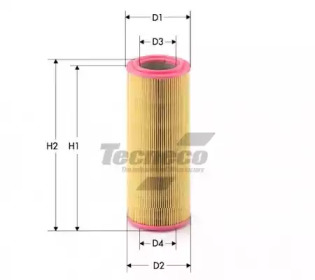 TECNECO FILTERS ar410 -  Воздушный фильтр